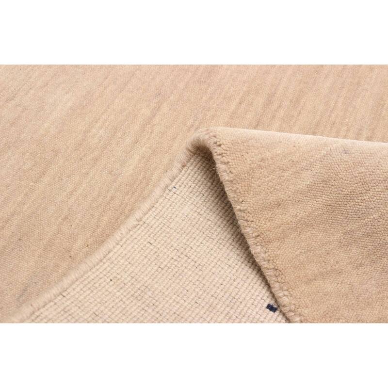 ECARPETGALLERY Hand Loomed Kashkuli Gabbeh Tan Wool Rug - 2'8 x 4'10