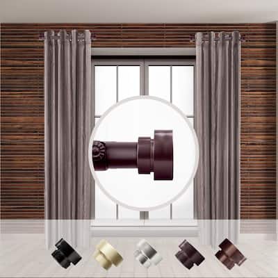 Adjustable Curtain Rod Set - 12-20 inch - 2 Rods - Elegant Steel Design - 20