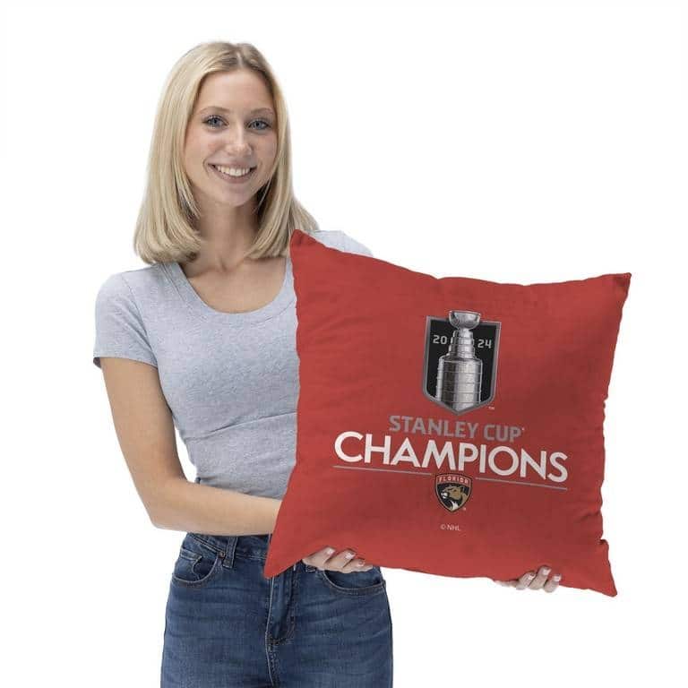 NHL Florida Panthers Real Deal 18 Inch Throw Pillow