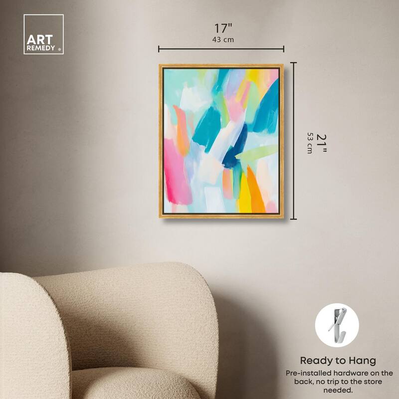 Whirlwind of Color I Canvas by Art Remedy