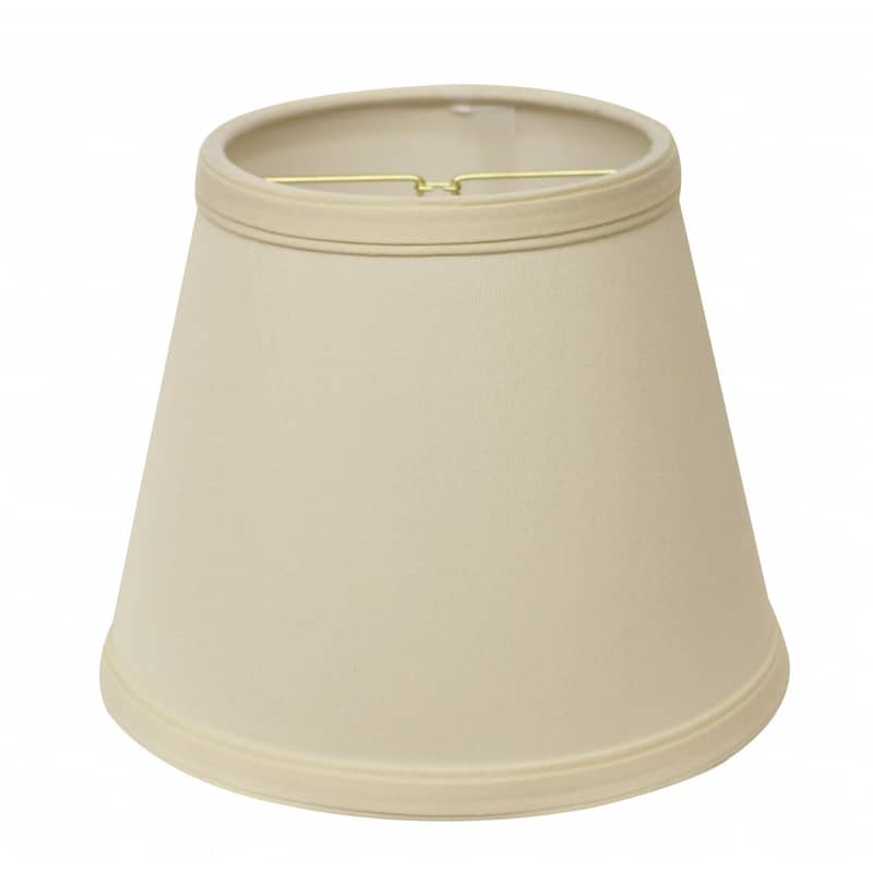 HomeRoots Ivory No Slub Innsbruck Empire Lamp Shade - 8''x8''x7''