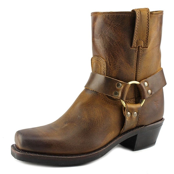 frye square toe harness boots