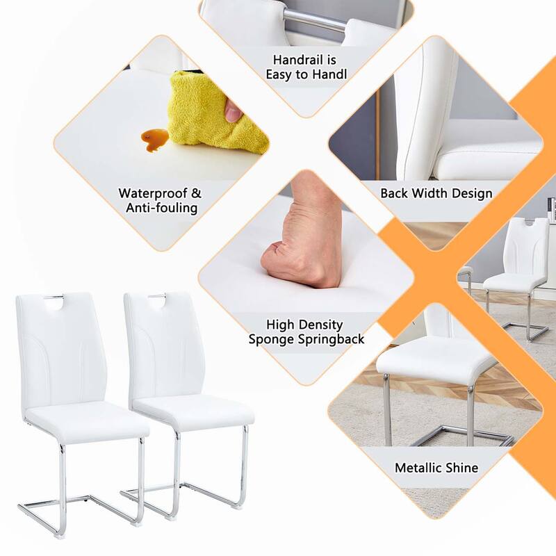 PU Dining Chair Set(Set of 6)