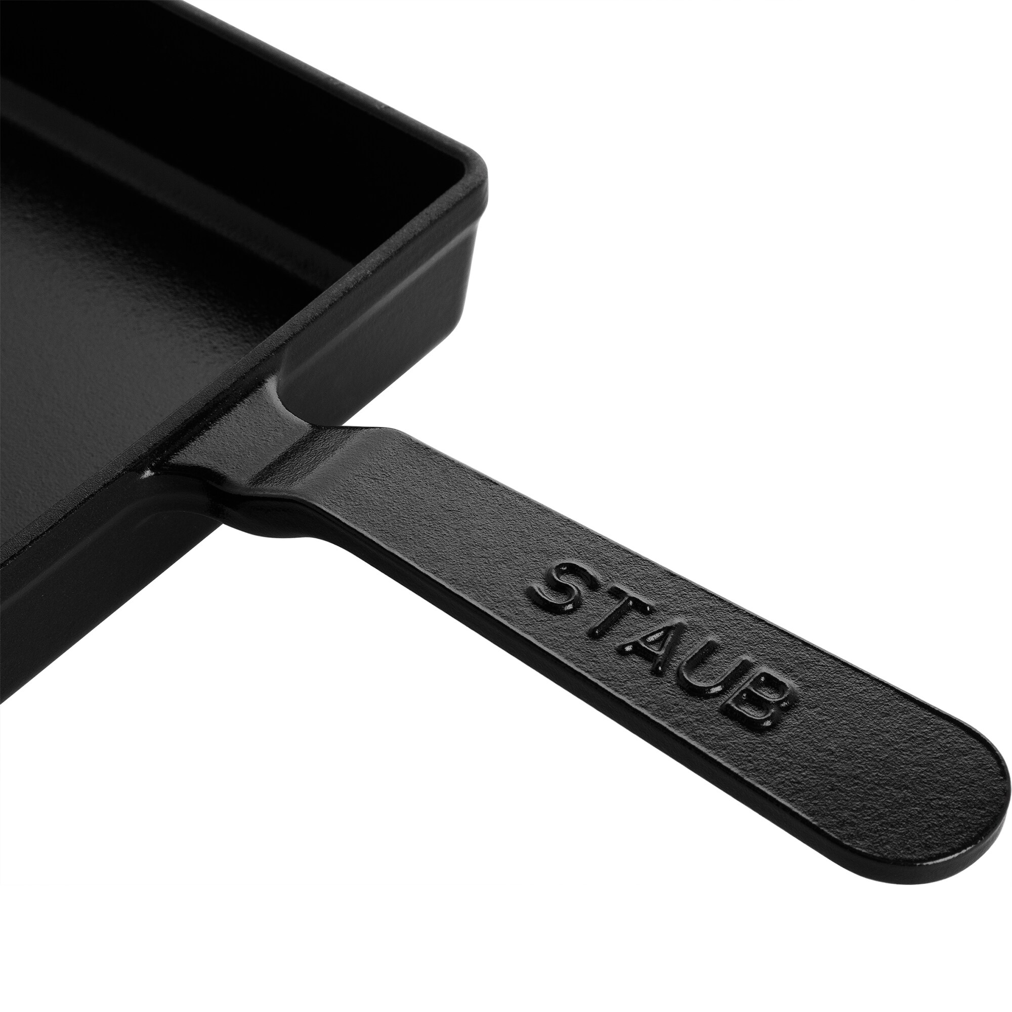 Staub Cast Iron Rectangular Egg Roll Pan - Matte Black - 1 Unit