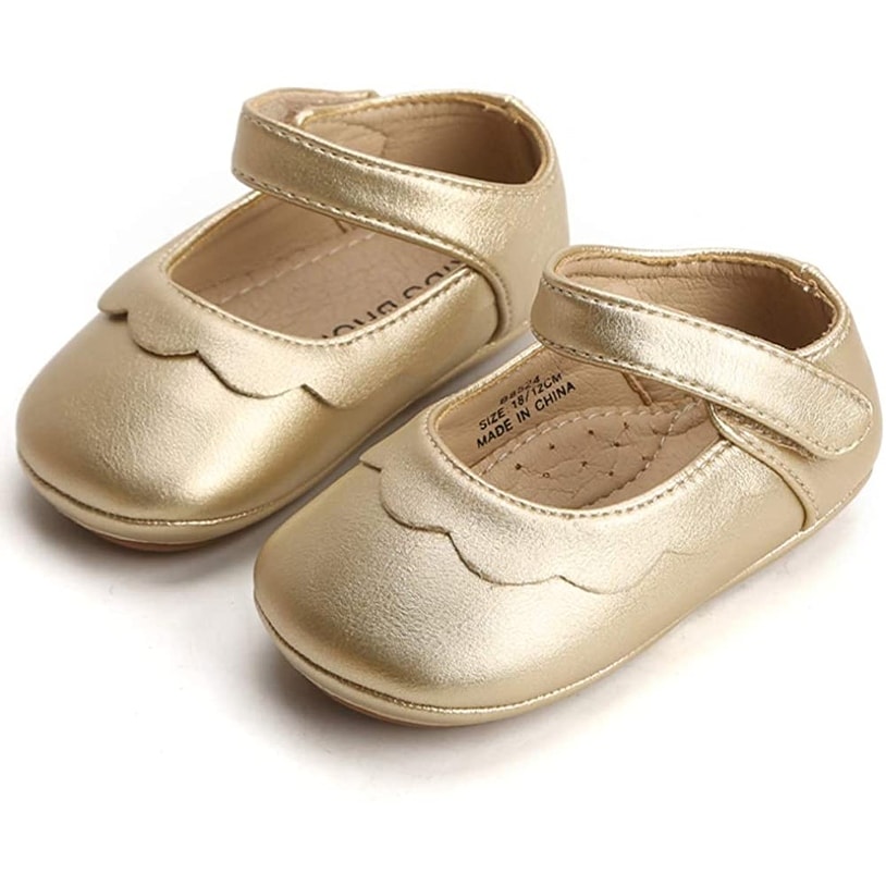 baby girl black flats