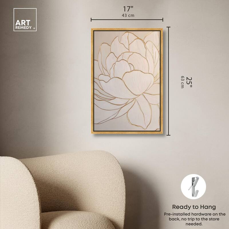 Sculpted Shards II Canvas by Art Remedy