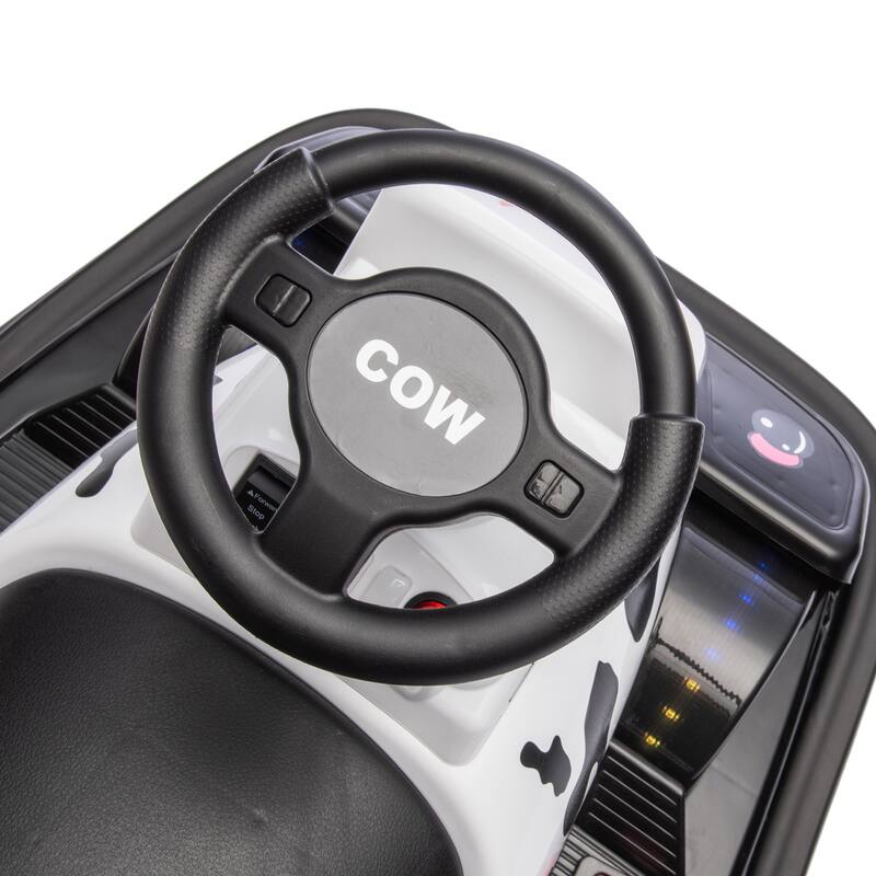 12V Kids Electric Bumper Car, Dual Motors, 360° Rotation, LED Flow Lights, Music, Horn & Fun Collision Effects for Ages 3-5