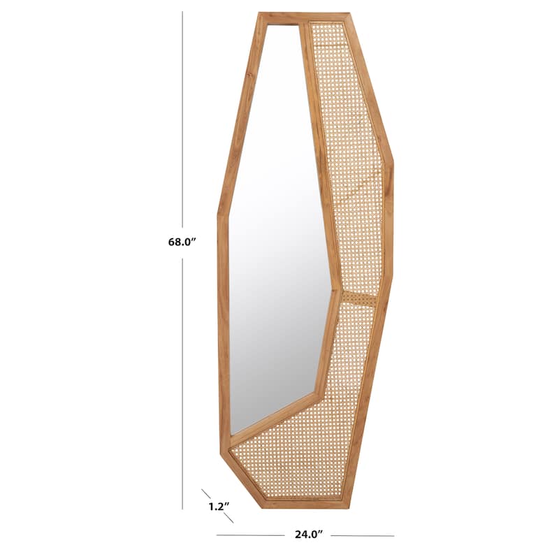 SAFAVIEH Jalen 24" Mirror - 24" W x 1" D x 68" H