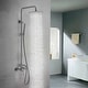 preview thumbnail 19 of 58, Outdoor 10 Inch Round Rain Shower Set with Handheld Shower (Adjustable Slider)