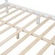 preview thumbnail 9 of 7, Queen Retro Wood Platform Bed with Slats, No Box Spring Needed