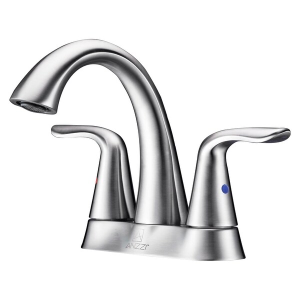 Shop Anzzi L Az003 Cadenza Centerset 1 2 Gpm Bathroom