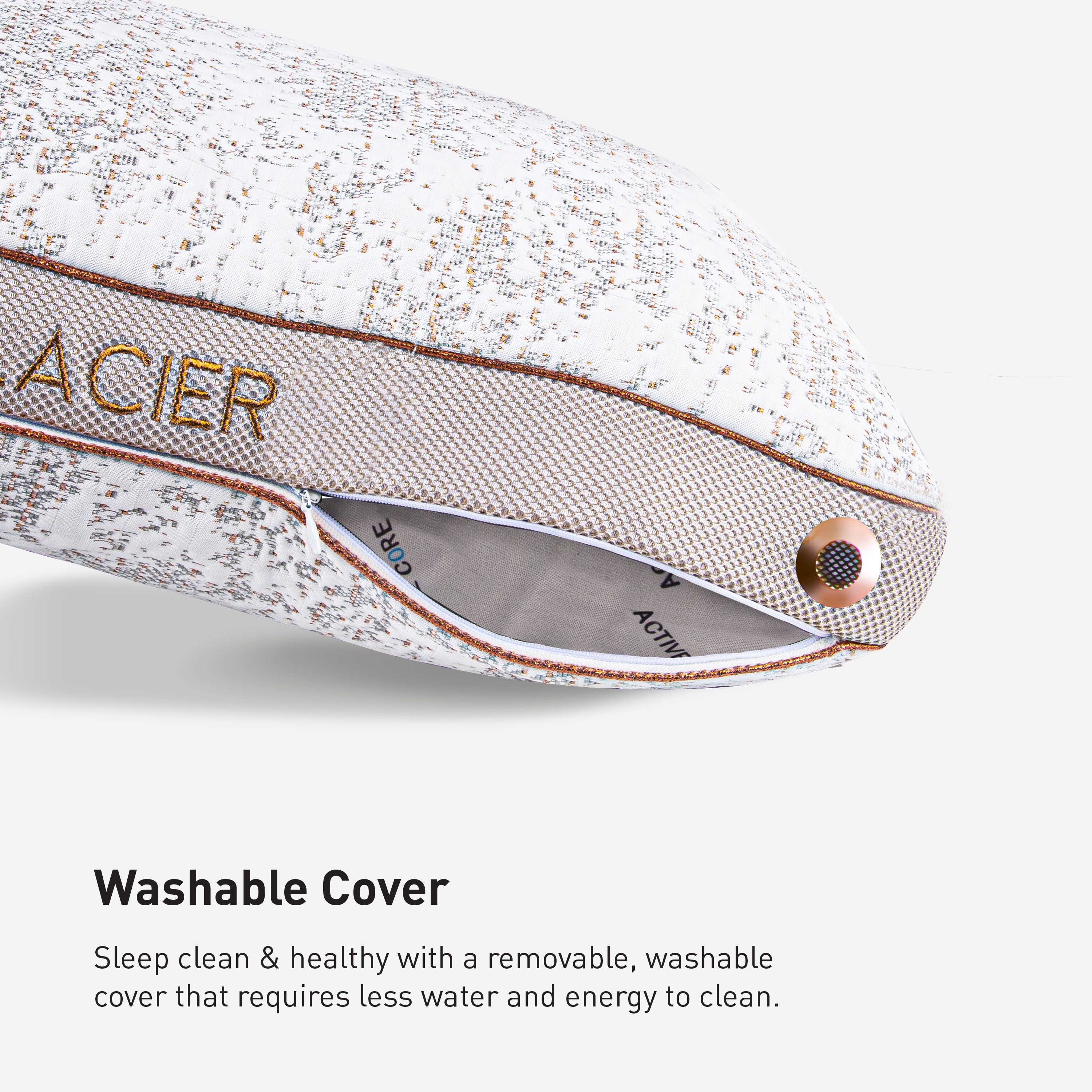 Bedgear Glacier Performance Pillow Sizes 1.0 2.0 and 3.0