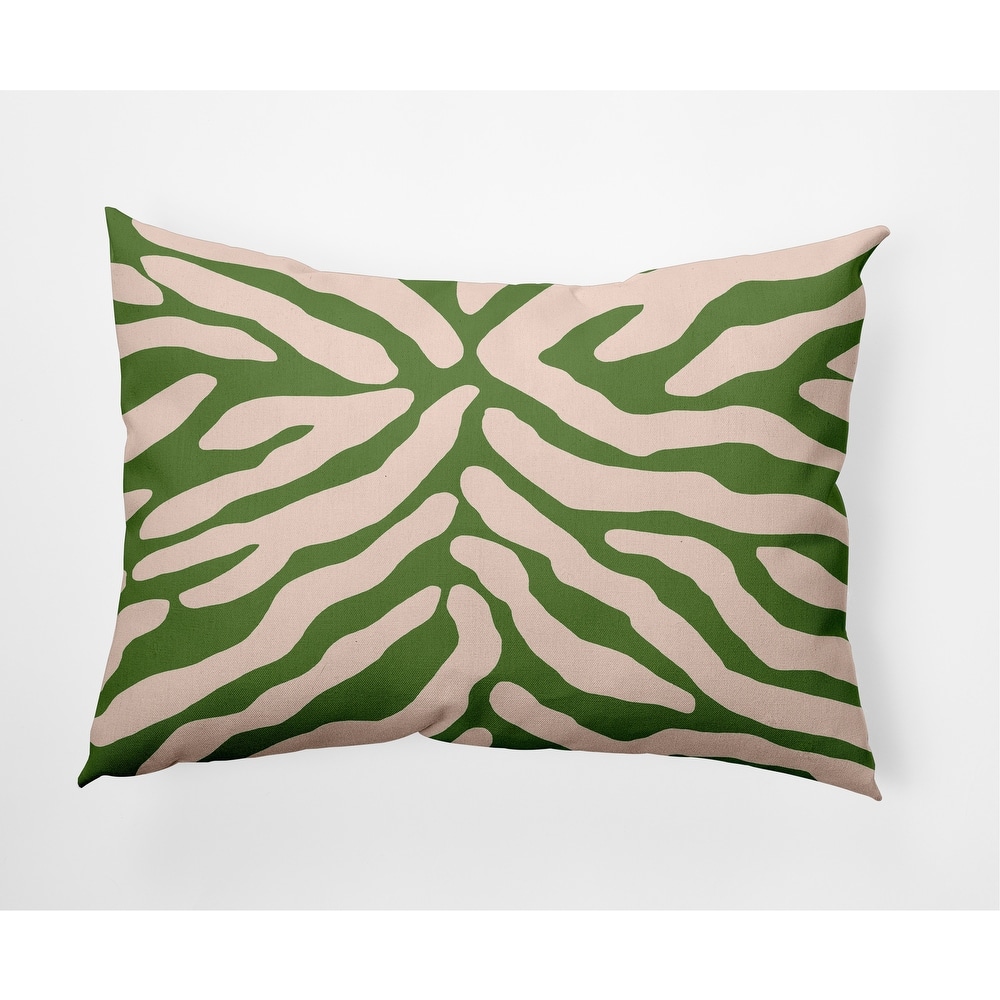 Animal Stripe Indoor/Outdoor Throw Pillow