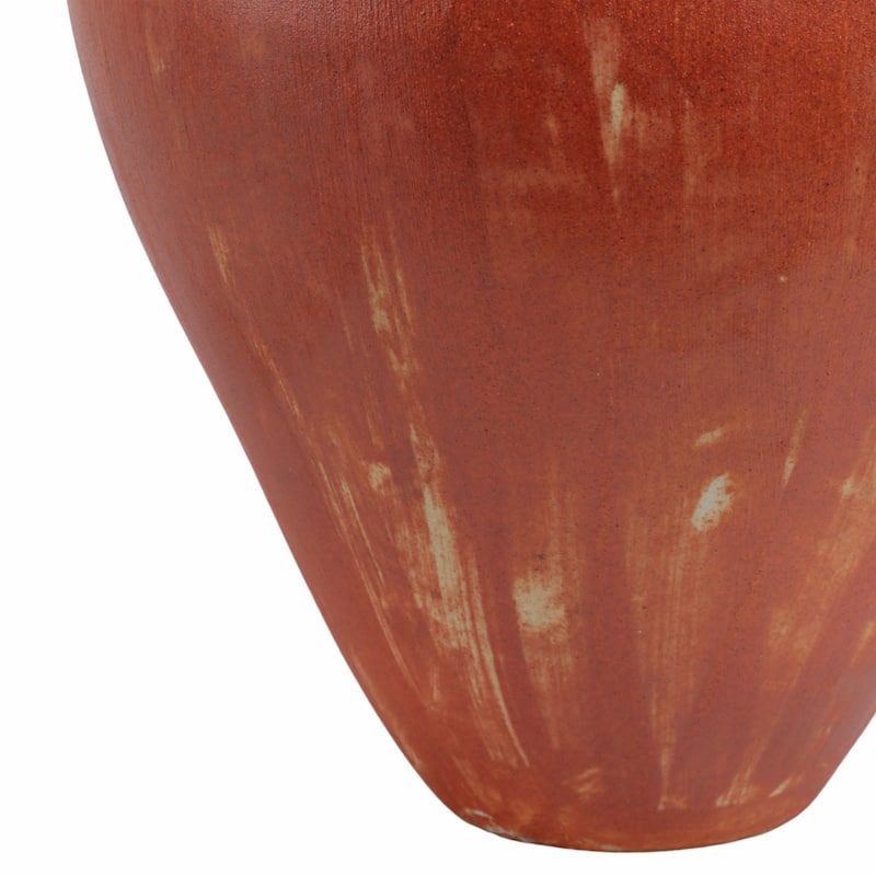 Porcelain Jenison Elegant Decorative Vase - Red