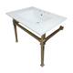 Option White / Brushed Brass