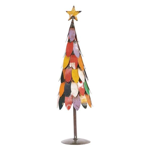 Shop Art Artifact Recycled Metal Christmas Tree Sculpture