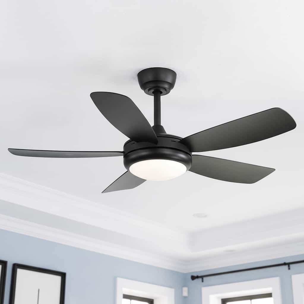 Sofucor 52 Inch Ceiling Fan with Dimmable LED Light and Remote Control,Quiet 6‑Speed,Adjustable 3‑Color Light and Timer