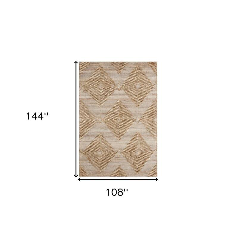 Kerum Geometric Modern Non Skid Woven Area Rug By HomeRoots - 6' x 7'