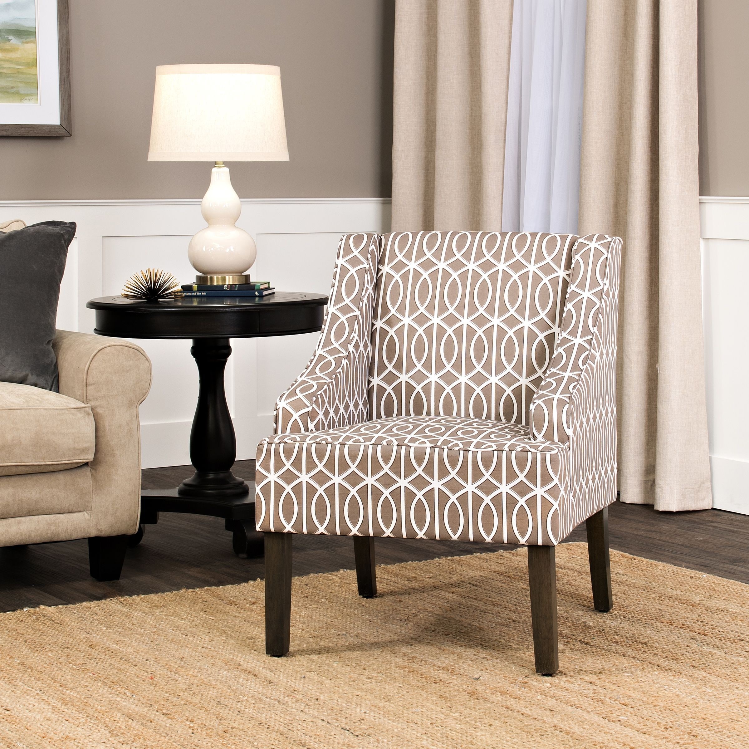 Swoop arm chair hot sale slipcover