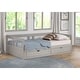 preview thumbnail 8 of 16, Melody Expandable Twin-to-King Trundle Daybed with Storage Drawers
