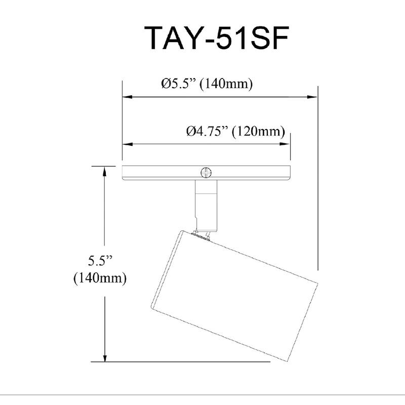 Dainolite Taylor 3 Light Track Light