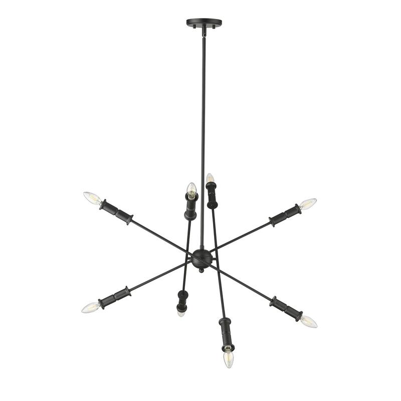 Millennium Lighting 29108 Potiss 8 Light 33" Wide Sputnik Chandelier