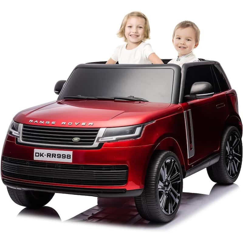 24V Officially Licensed Land Rover Ride On Car - Claret