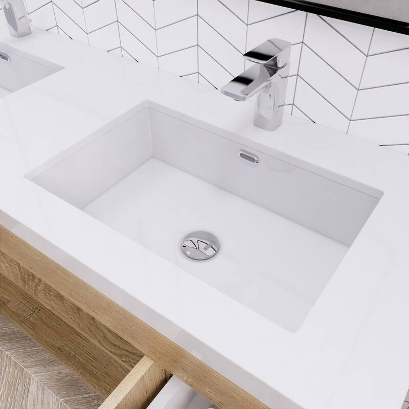 Eliza 60'' Wall Mounted Vanity with Double Sink