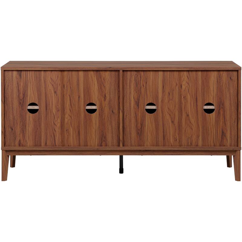 SAFAVIEH Home Sibyl 4-Door Sideboard - 65"W x 17"D x 32"H