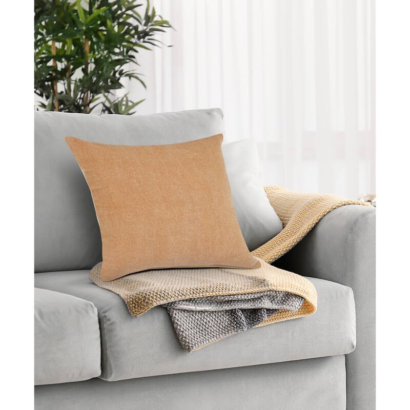 Sevita Solid Throw Pillow, Single or Set of 2