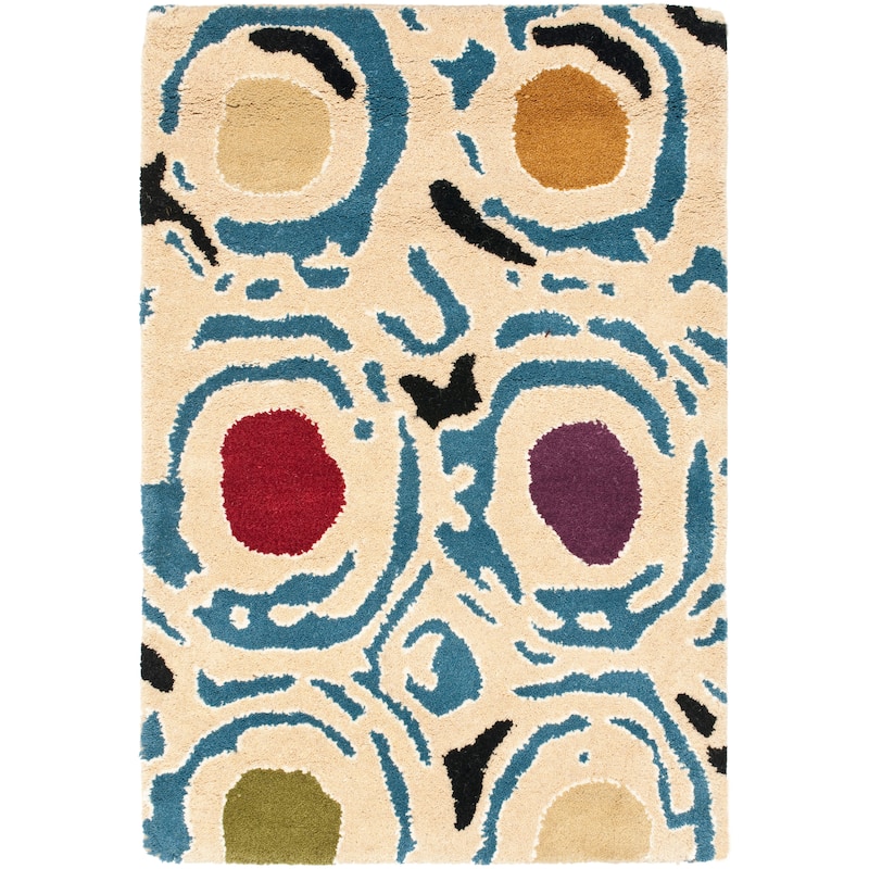 SAFAVIEH Handmade Soho Mariana Dots N.Z. Wool Rug