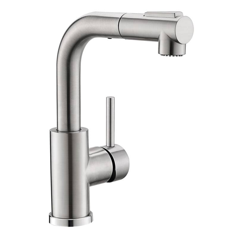 Kitchen Faucet with Pull Down Sprayer - Brushed Nickel