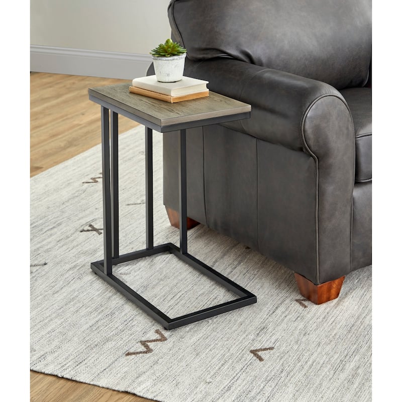 Melody White Wood Accent Table - 21" x 24" x 12" - 21" x 24" x 12" - White - Wood