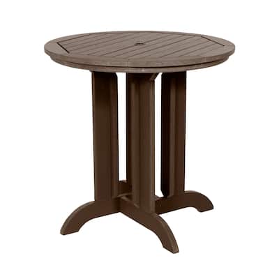 Highwood Commercial Grade 36" Round Counter Height Bistro Dining Table