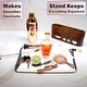preview thumbnail 4 of 14, Bar Social 10 piece Bartender Cocktail Shaker Set with Stand