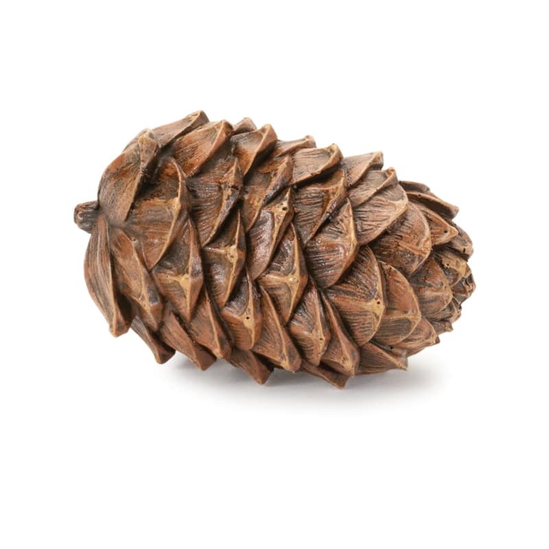 Pine Cone Christmas Decorations - 3.75" - Brown - Club Pack of 12