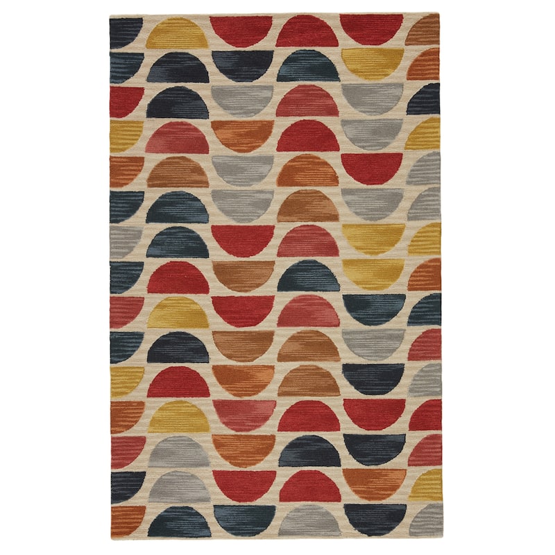 Carson Handmade Geometric Area Rug - 8' x 10' - Rectangle