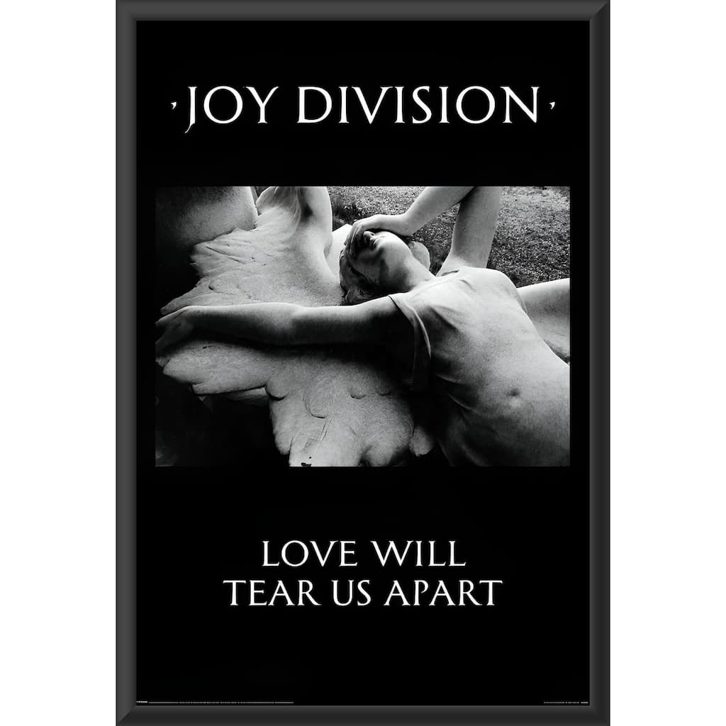 Joy Division - Love Will Tear Us Apart Framed Art Poster - 24 x 36 Inch