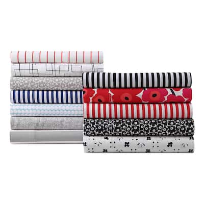Marimekko Printed Cotton Percale Sheet and Pillowcase Sets