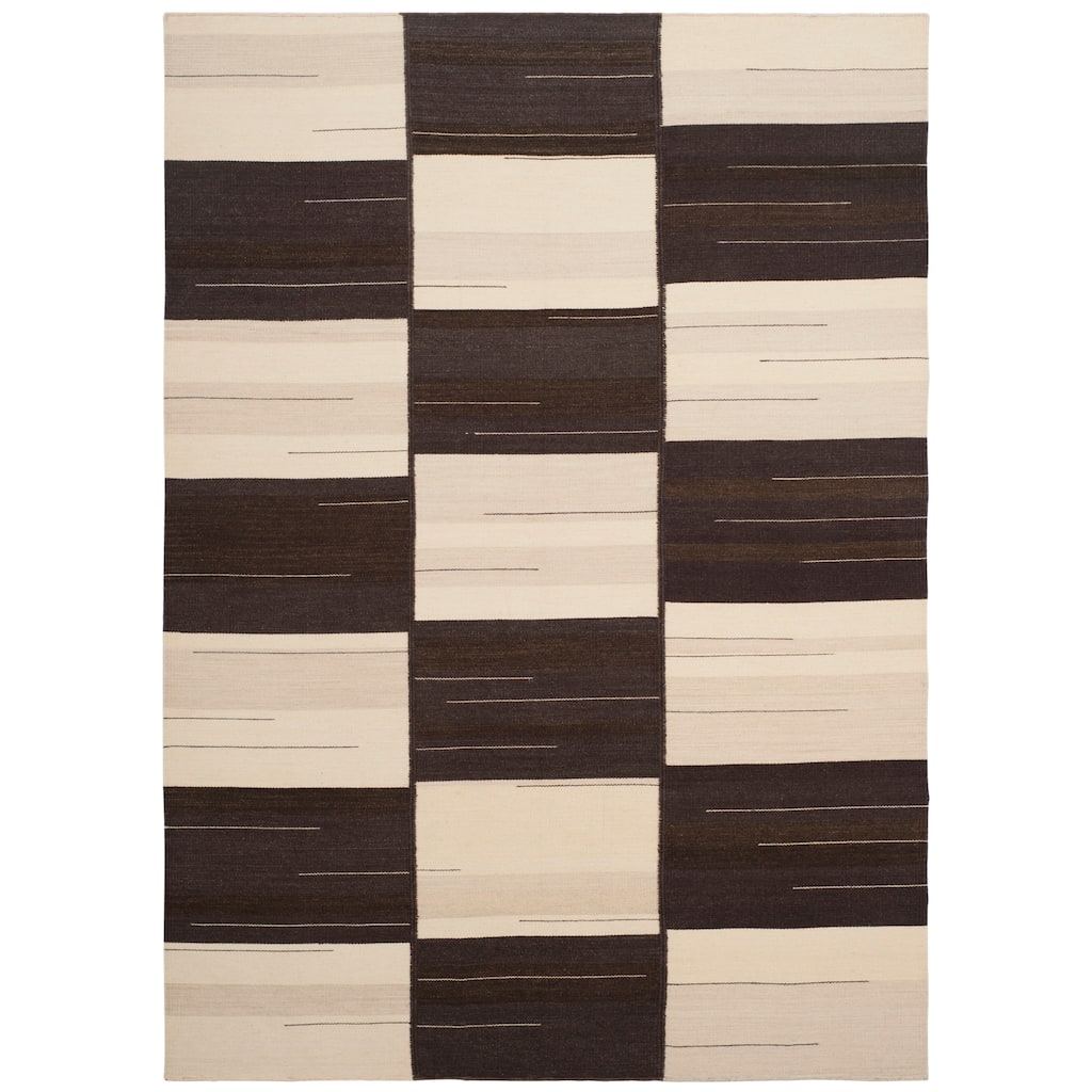 SAFAVIEH Handmade Flatweave Kilim Katty Checkered Wool Rug