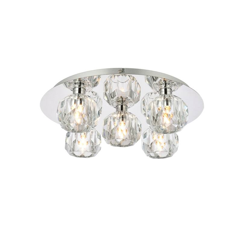 Indigo Home 5 Light Ceiling Lamp - Chrome