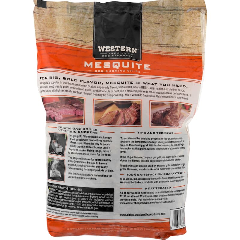 Western BBQ Premium Wood Smoking Chips - Set of 4 Flavors