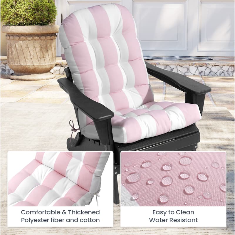 Outdoor Adirondack Chair Cushion Rocking Chair Cushions Thickened Patio Chair Pad with Sunbrella