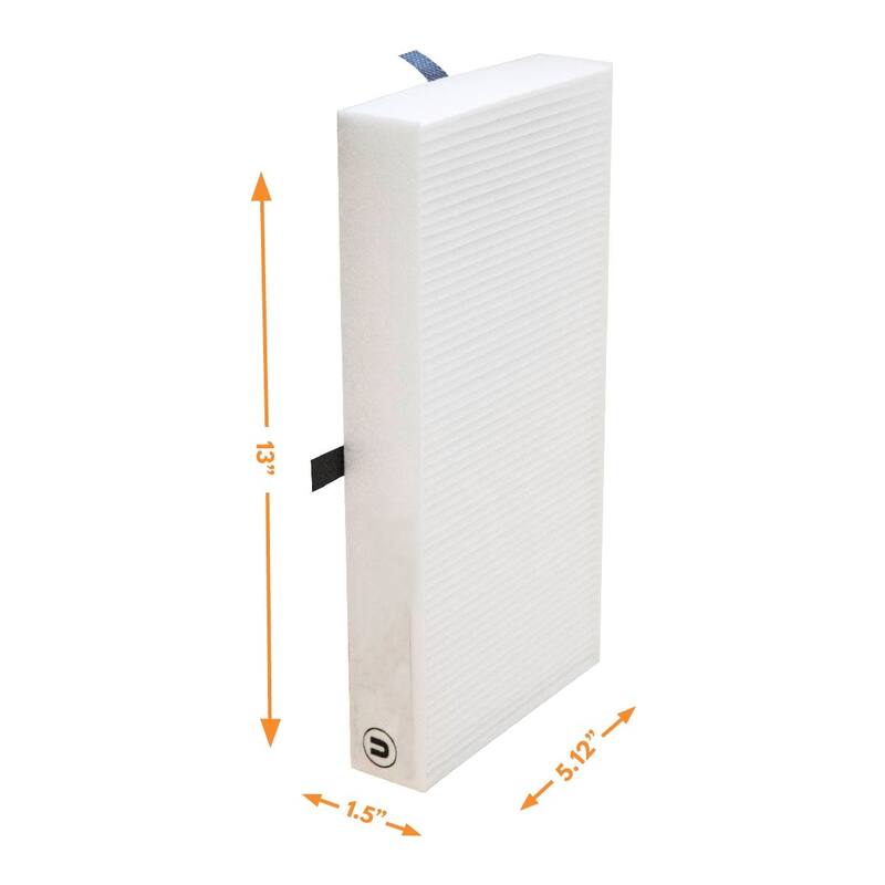 True HEPA Replacement Compatible with Honeywell U Filter, 2 Pack - White