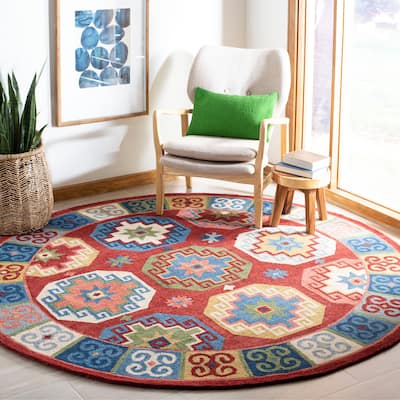 SAFAVIEH Handmade Aspen Cheridwen & Eclectic Tribal Wool Rug