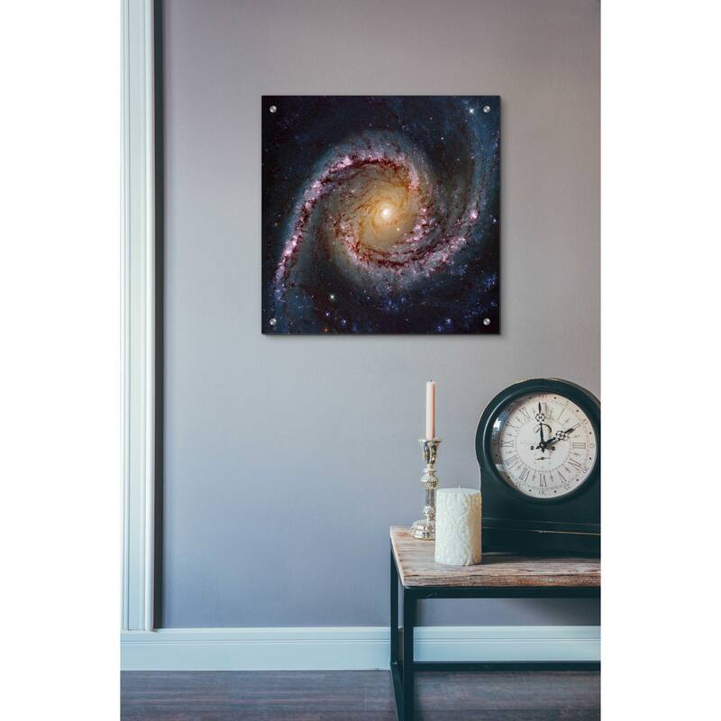 Epic Art 'Grand Swirls' Hubble Space Telescope Acrylic Glass Wall Art