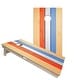 preview thumbnail 1 of 4, Retro USA Stripes Regulation 2x4 Cornhole Board Set All-Weather - Include Carrying Case