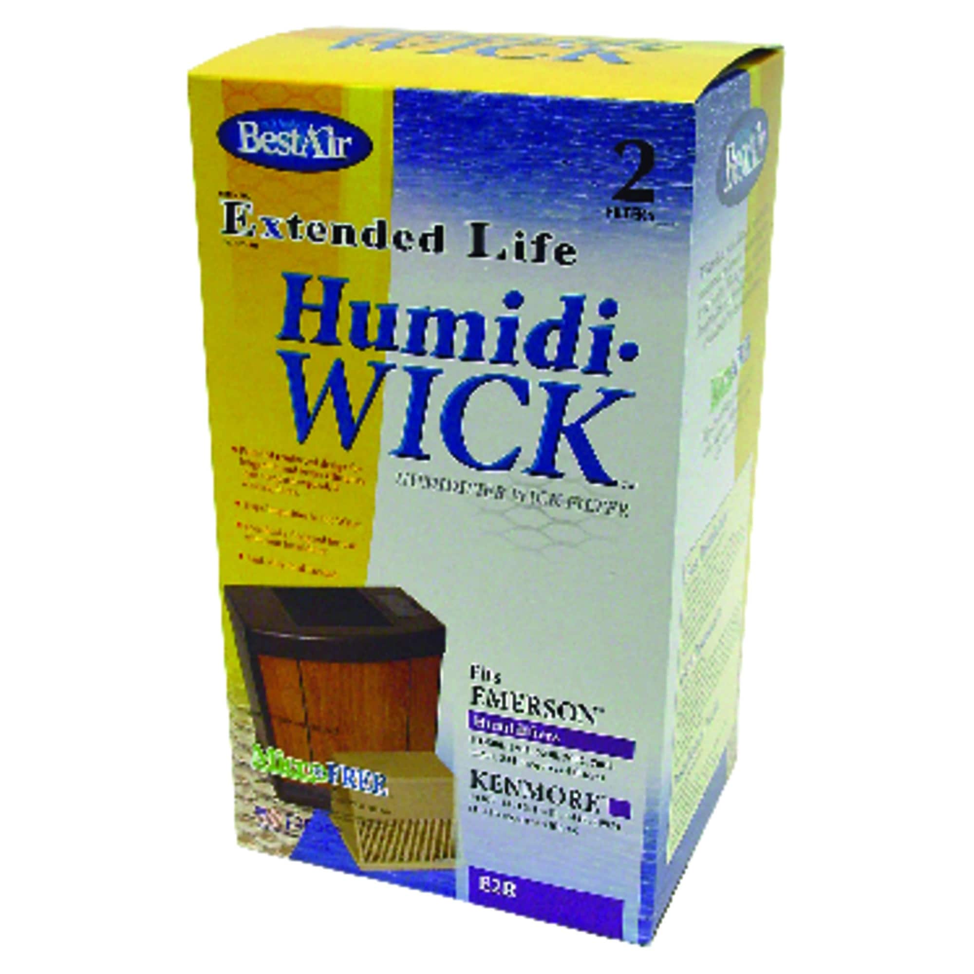 BestAir Humidifier Wick 2 Pk For Fits For Essickair, Emerson And Moistair