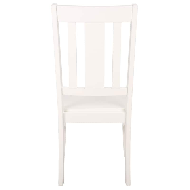 SAFAVIEH Home Roswitha Slat Back Side Chair - 18"W x 22"D x 39"H