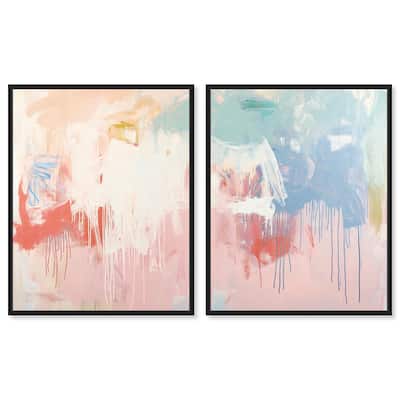 Breath of Colors Canvas Set of 2 by Art Remedy